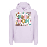 Lilac dog mom Premium Hoodie - MaliasSmallBusiness