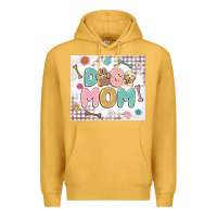 Mustard dog mom Premium Hoodie - MaliasSmallBusiness