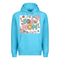 Ocean Blue dog mom Premium Hoodie - MaliasSmallBusiness