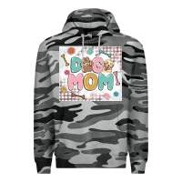 Slate Camo dog mom Premium Hoodie - MaliasSmallBusiness