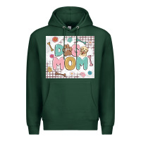 Sports Green dog mom Premium Hoodie - MaliasSmallBusiness