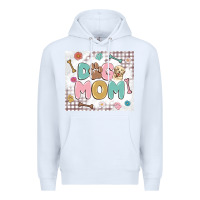 White dog mom Premium Hoodie - MaliasSmallBusiness