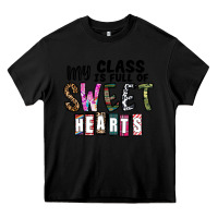 Black my class ısfull of sweet hearts Heavy Core Tee - CowhideDigitalArt