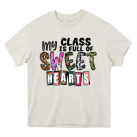 Cream my class ısfull of sweet hearts Heavy Core Tee - CowhideDigitalArt