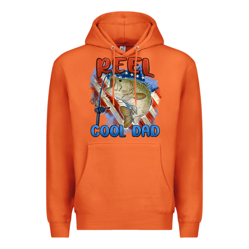 Reel Cool Dad Premium Hoodie by MaliasSmallBusiness | Teevron