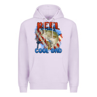 Lilac reel cool dad Premium Hoodie - MaliasSmallBusiness