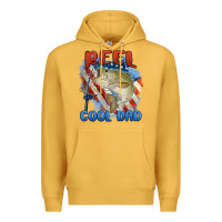 Mustard reel cool dad Premium Hoodie - MaliasSmallBusiness