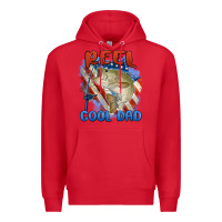 Red reel cool dad Premium Hoodie - MaliasSmallBusiness