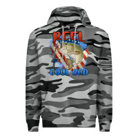 Slate Camo reel cool dad Premium Hoodie - MaliasSmallBusiness