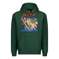 Sports Green reel cool dad Premium Hoodie - MaliasSmallBusiness