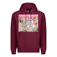 Burgundy have the day you deserve Premium Hoodie - MaliasSmallBusiness