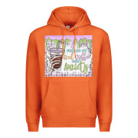 Carrot fueled by iced coffee and anxiety Premium Hoodie - MaliasSmallBusiness