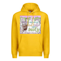 Lemon fueled by iced coffee and anxiety Premium Hoodie - MaliasSmallBusiness