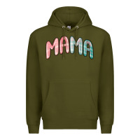 Army Green mama christmas plaid Premium Hoodie - MaliasSmallBusiness