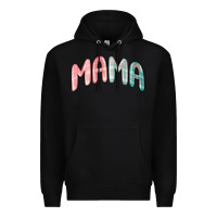 Black mama christmas plaid Premium Hoodie - MaliasSmallBusiness
