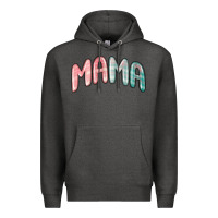 Charcoal Heather mama christmas plaid Premium Hoodie - MaliasSmallBusiness