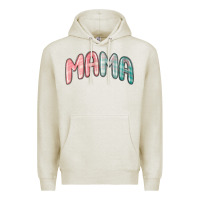 Oatmeal Heather mama christmas plaid Premium Hoodie - MaliasSmallBusiness
