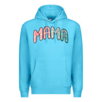 Ocean Blue mama christmas plaid Premium Hoodie - MaliasSmallBusiness