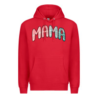 Red mama christmas plaid Premium Hoodie - MaliasSmallBusiness