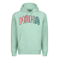 Seafoam mama christmas plaid Premium Hoodie - MaliasSmallBusiness