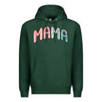 Sports Green mama christmas plaid Premium Hoodie - MaliasSmallBusiness
