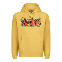 Antique Gold 2024 stars and leopard Premium Hoodie - MaliasSmallBusiness