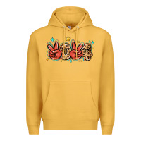 Mustard 2024 stars and leopard Premium Hoodie - MaliasSmallBusiness