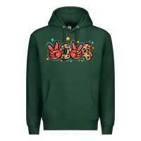 Sports Green 2024 stars and leopard Premium Hoodie - MaliasSmallBusiness