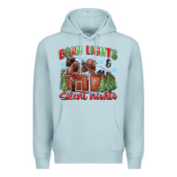 Blue Mist barn lights and silent nights Premium Hoodie - MaliasSmallBusiness