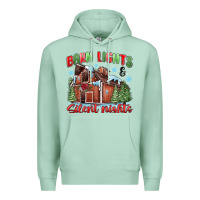 Seafoam barn lights and silent nights Premium Hoodie - MaliasSmallBusiness