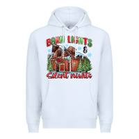 White barn lights and silent nights Premium Hoodie - MaliasSmallBusiness