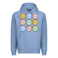 Colony Blue disco balls Premium Hoodie - MaliasSmallBusiness
