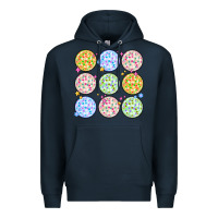Navy disco balls Premium Hoodie - MaliasSmallBusiness