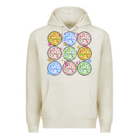 Oatmeal Heather disco balls Premium Hoodie - MaliasSmallBusiness
