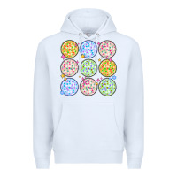 White disco balls Premium Hoodie - MaliasSmallBusiness