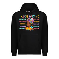Black you are beautiful victorious enough strong Premium Hoodie - MaliasSmallBusiness
