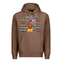 Chestnut you are beautiful victorious enough strong Premium Hoodie - MaliasSmallBusiness
