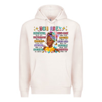 Pale Pink you are beautiful victorious enough strong Premium Hoodie - MaliasSmallBusiness