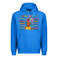 True Royal you are beautiful victorious enough strong Premium Hoodie - MaliasSmallBusiness