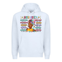 White you are beautiful victorious enough strong Premium Hoodie - MaliasSmallBusiness