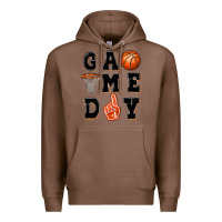 Chestnut basketball game day Premium Hoodie - MaliasSmallBusiness