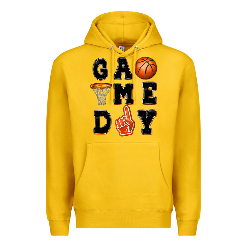 Basketball Game Day Premium Hoodie by MaliasSmallBusiness | Teevron