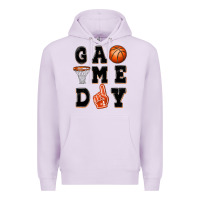 Lilac basketball game day Premium Hoodie - MaliasSmallBusiness