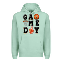Seafoam basketball game day Premium Hoodie - MaliasSmallBusiness