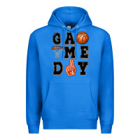 True Royal basketball game day Premium Hoodie - MaliasSmallBusiness