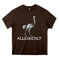 Chocolate Brown allegedly Heavy Core Tee - Bettercallsaul