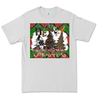 Dove Grey merry Christmas Premium Tee - CowhideDigitalArt
