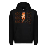 Black game day game day game day basketball Premium Hoodie - MaliasSmallBusiness