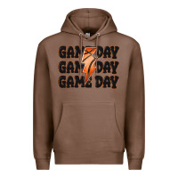 Chestnut game day game day game day basketball Premium Hoodie - MaliasSmallBusiness