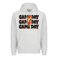 Dove Grey game day game day game day basketball Premium Hoodie - MaliasSmallBusiness